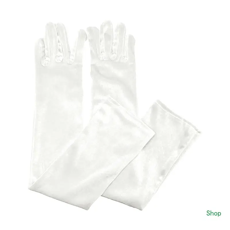 Dropship Lady Evening Dinner Gloves Elegant Full Finger Gloves for Wedding Dinner