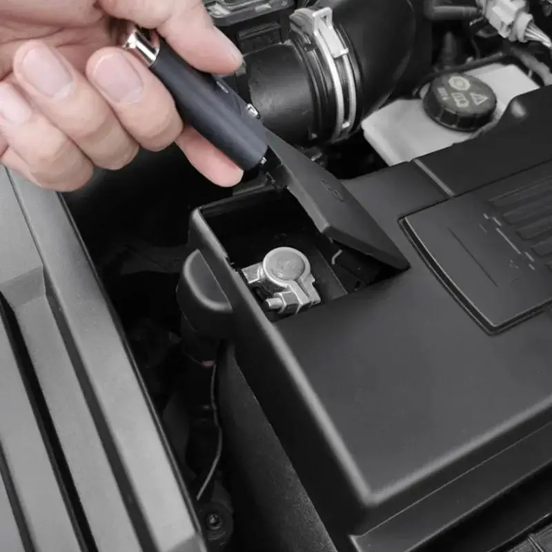 For VW Engine Battery Dust Cover Waterproof Car Engine Battery Cover Negative Electrode Protection Cover For VW Golf Accessories