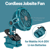 Portable Clip on Fan for Makita 18V lithium Battery 3 Energy Efficient Speed Settings for Bedroom,Outdoor,Camping and Job Site