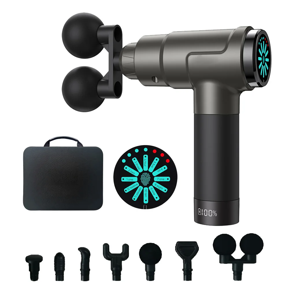 

Muscle Massage Gun 50w High-power 1500mAh Electric High-Frequency Deep Massage Fascia Gun For Shoulder Back Leg Body Relaxation