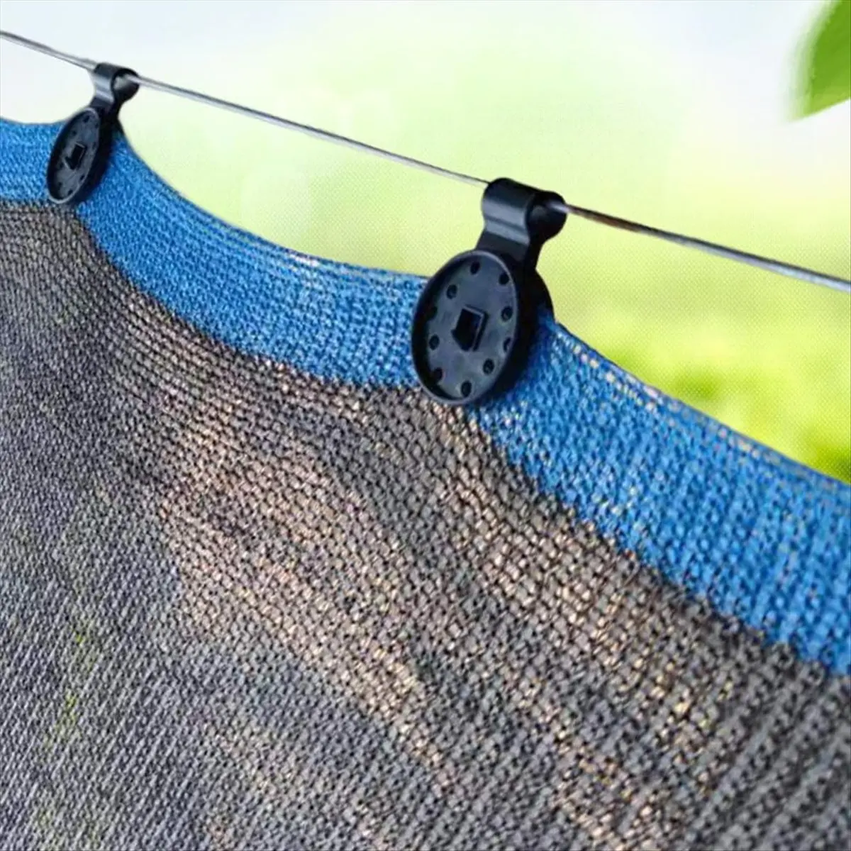 A72P Tarp Clips Lock Grip, Shade Cloth Plastic Clips for ,NoNeed to Worry About Falling Off Due to Strong Wind A