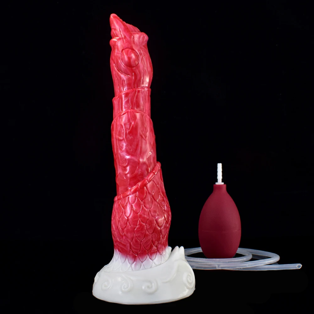 NNSX 8 Inch Beast Dildo with Strong Suction Cup Multi Layers Bloody Flesh Color G-spot Orgasm Long Penis Adult Sex Toy For Woman