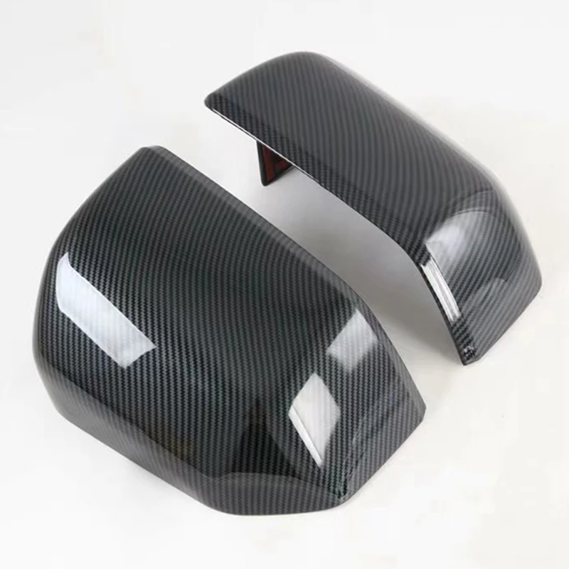 Carbon Fiber Rearview Mirror Cover Side Door Side Mirror Overlay Cover For Ford Raptor F150 2015+