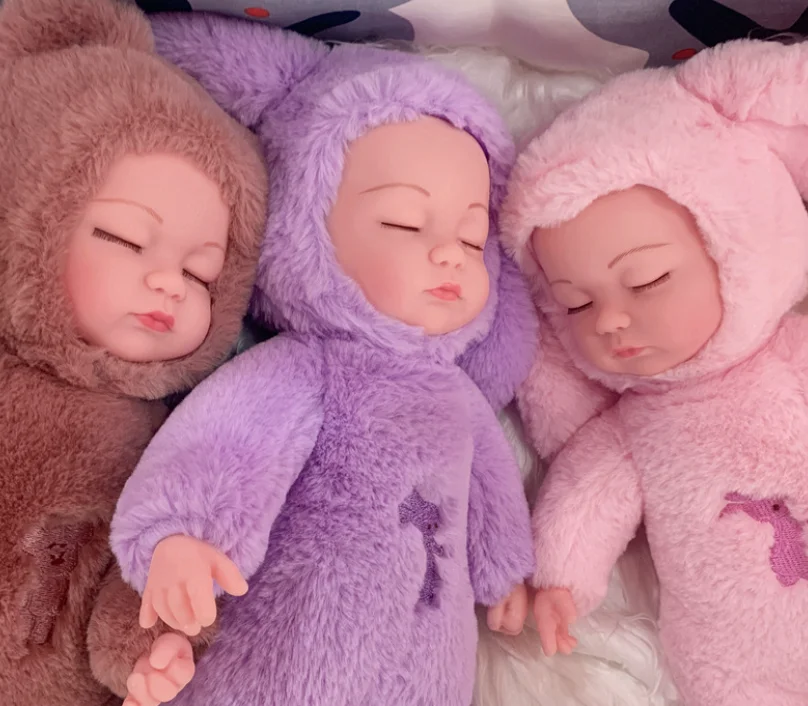 

2024 New Baby Pillow Sleep Doll Simulation Baby Doll Accompanies Sleeping Soothing Princess Western Gift Plush P3