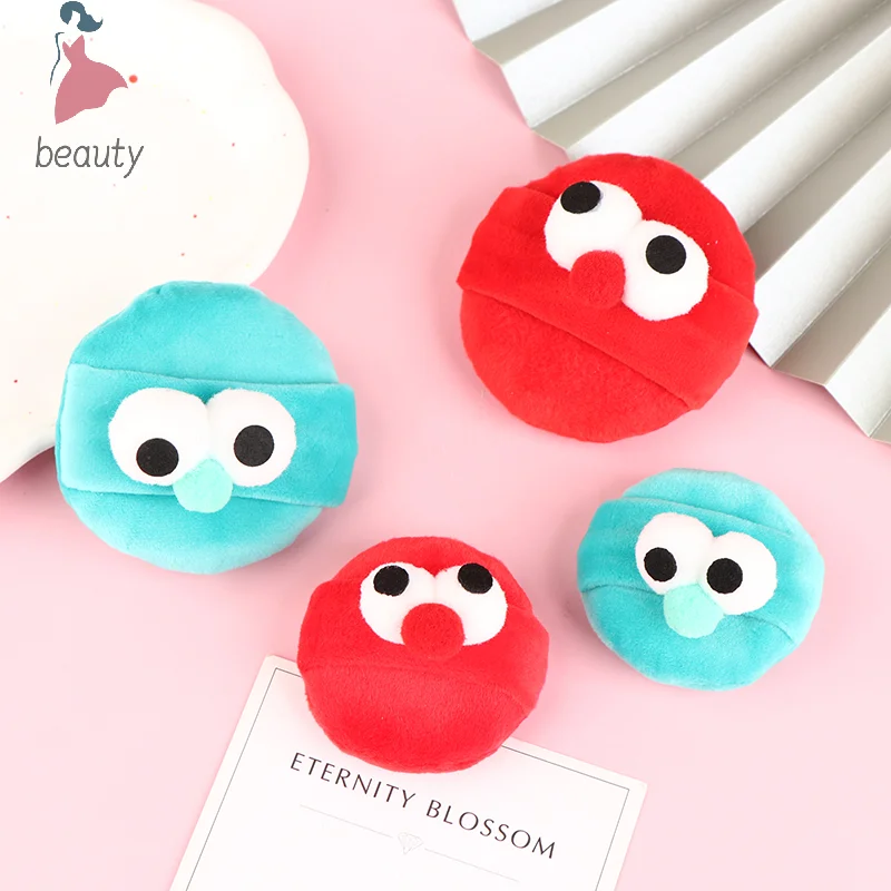 Cartoon Big Eyed Monster Makeup Cosmetic Puff Cute Cartoon Puff Portable Soft Cosmetic Puff Women Make Up Tools