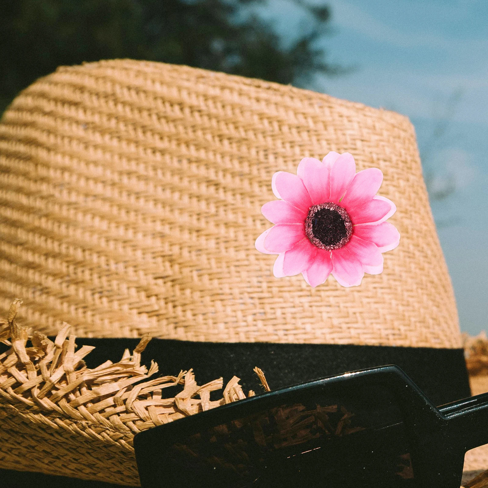 

50Pcs Fake Sunflower Heads Artificial Flowers for Crafts Wedding Party Decoration Small Simulated Sunflowers DIY Floral