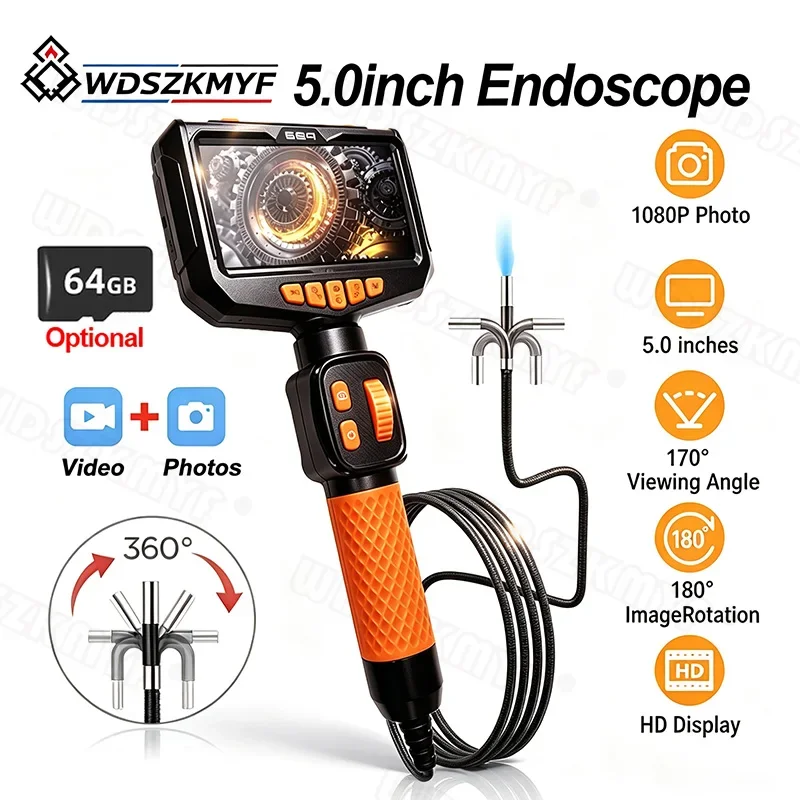 telecamera-boroscopica-articolata-360°-con-lente-da-60-mm-hd-1080p-schermo-da-5-pollici-per-ispezione-auto-impermeabile-ip67-telecamera-per-fognature-con-led