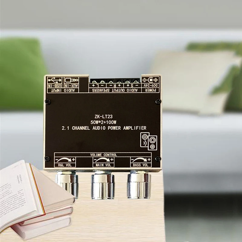 ZK-LT23 5.1Bluetooth Power Amplifier Board With Short Circuit Protection For Sound Box