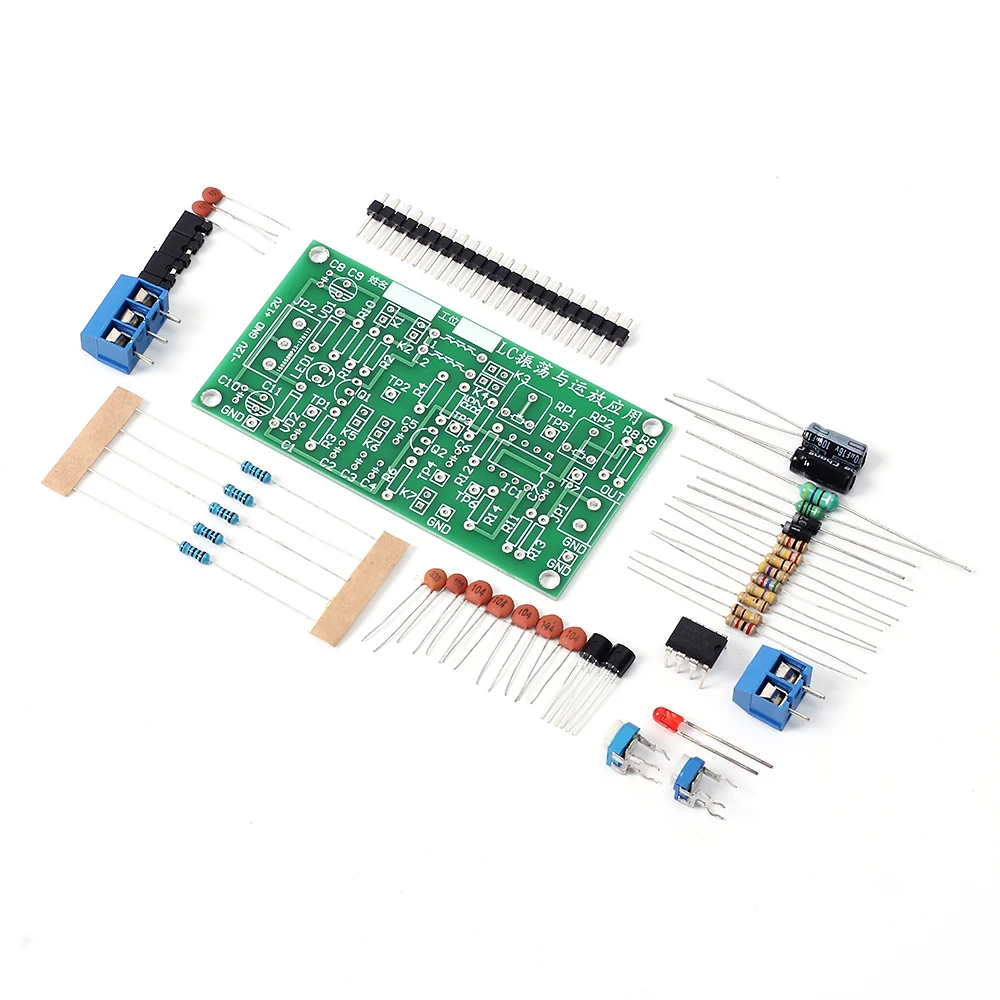 DIY Kits Electronic LC Oscillating Amplifier Application Circuit Module Suite DC 5V Funny Soldering Practice Components