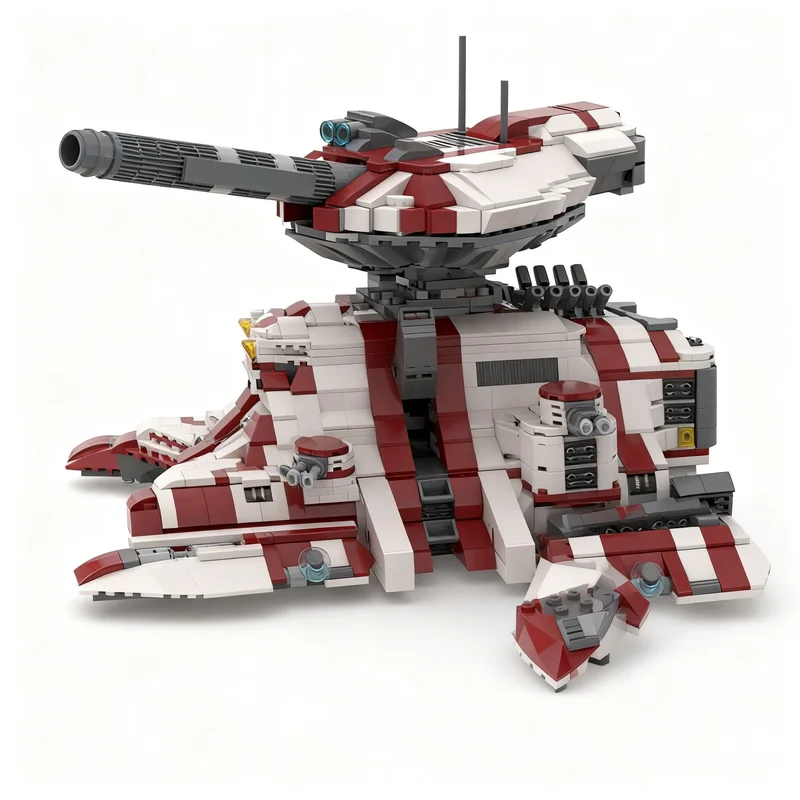 4037pcs MOC Schwerer Repulsorpanzer TZ-200 Star Battle Model Building Blocks Christmas Gift Architecture Toys Idea 3D Display