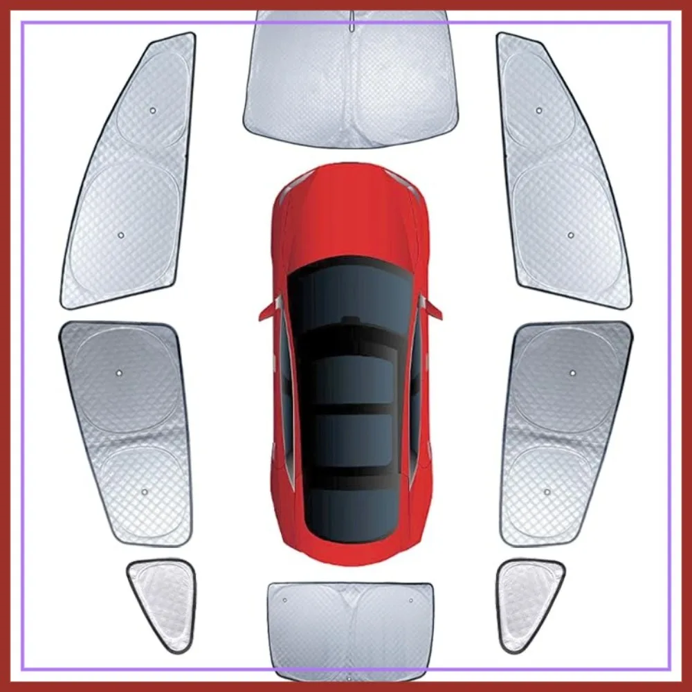 

Upgraded Camping Privacy Curtain 8 Pieces for Tesla Model 3 Highland 2025 2026 Window Sunshade for 2017-2024 Model 3 Camping Shades Windshield Sunshade Privacy Screens Tesla Accessories