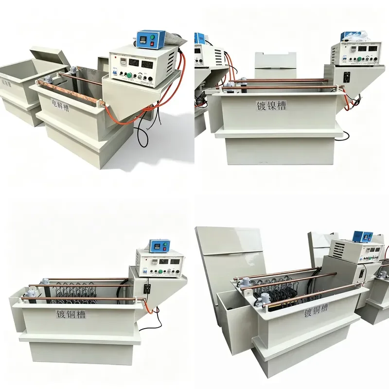 for Zhanzhi PLC Control Electroplating Equipment Custom Zinc Nickel Chromium Copper Plating Machine for Metal Surface
