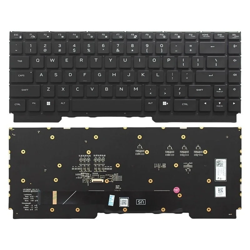 LL+ New for Dell Alienware M17 R5 P130F P130F001 US Keyboard Per-key RGB Backlit