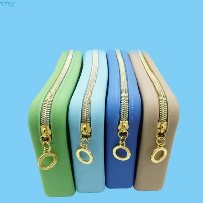 

X7XC Travel Portable Makeup Storage Bag Silicone Cosmetics for Beauty Item