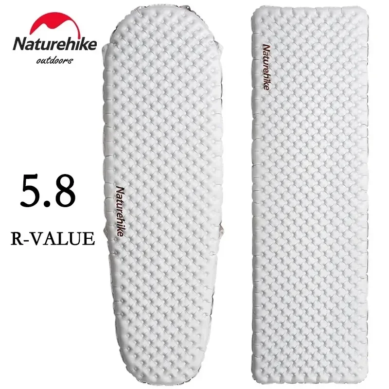 Naturehike Air Mats R Value 5.8 Outdoor Sleeping Pad Ultralight Travel Camping Mattress 1 Person Air Cushion Hiking Trekking