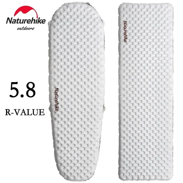 Naturehike Maty powietrzne R Value 5.8 Outdoor Sleeping Pad Ultralekki materac podróżny Camping 1 osoba Poduszka powietrzna Piesze wycieczki Trekking
