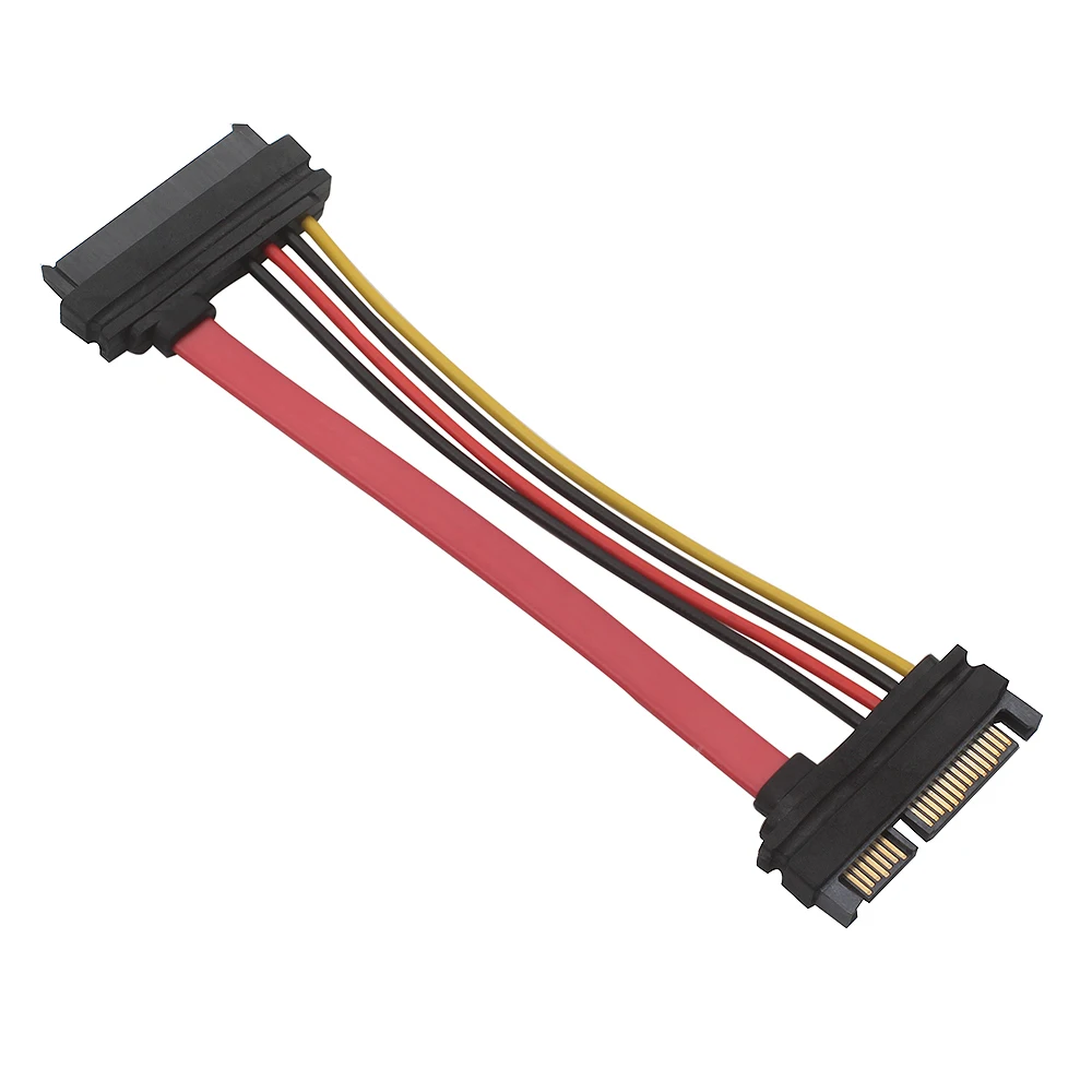 Sas Sata, SFF-8482 Sas 29 Pin Naar Sata 22Pin Harde Schijf Raid Verlengkabel Met 15 Pin Sata Power Poort