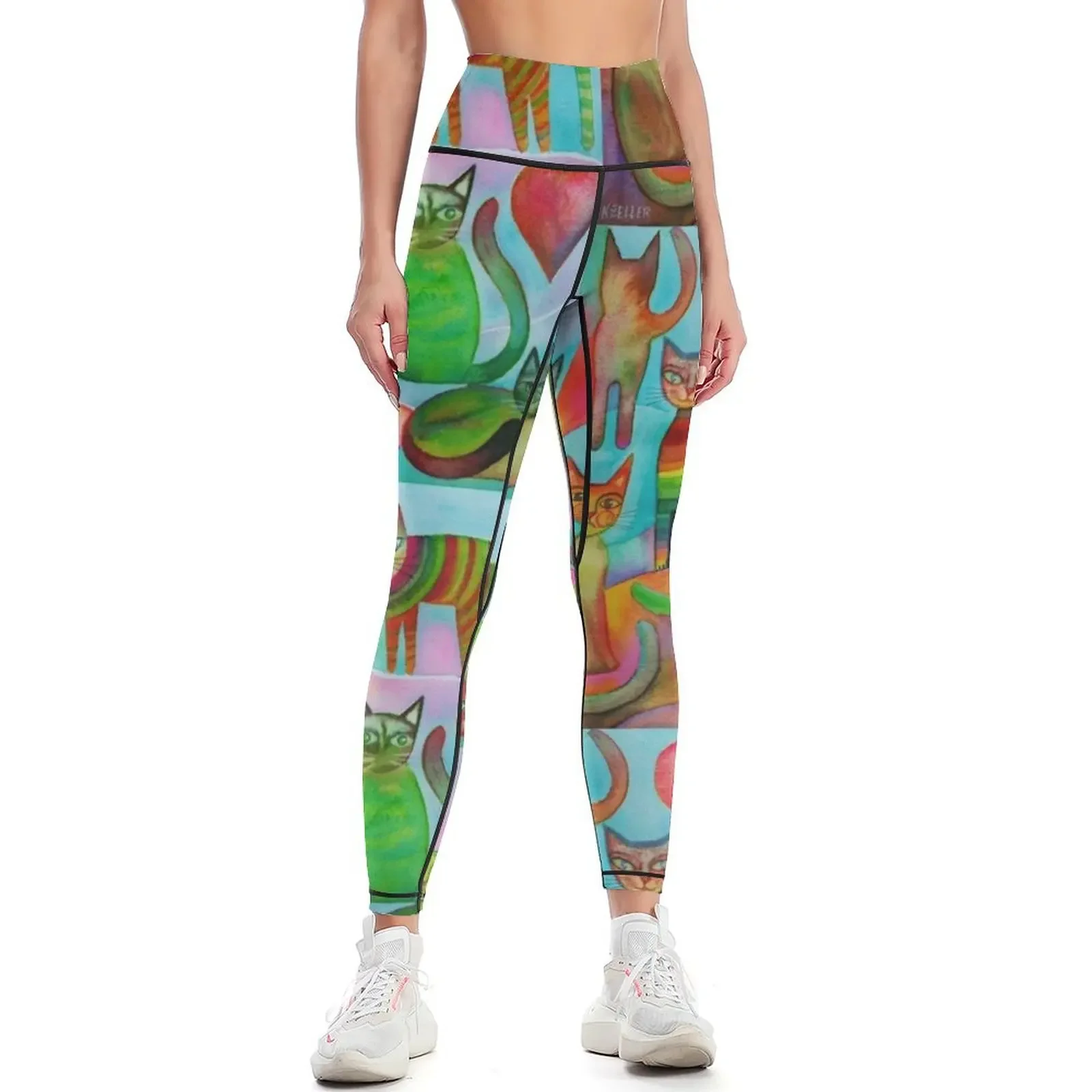 Funny cats Leggings gym wear leggins push up woman sports for push up Legging sexy woman Womens Leggings