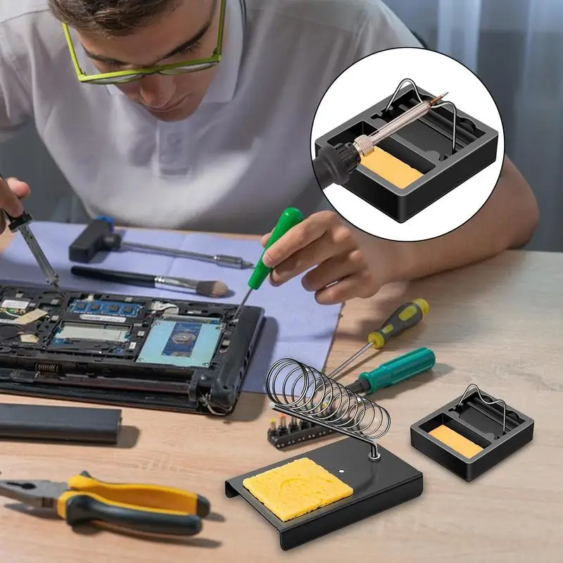Portable soldering iron holder Welding Soldering Iron Stand A Type Base Equipment Part Rack Electric Soldering Iron Accessories