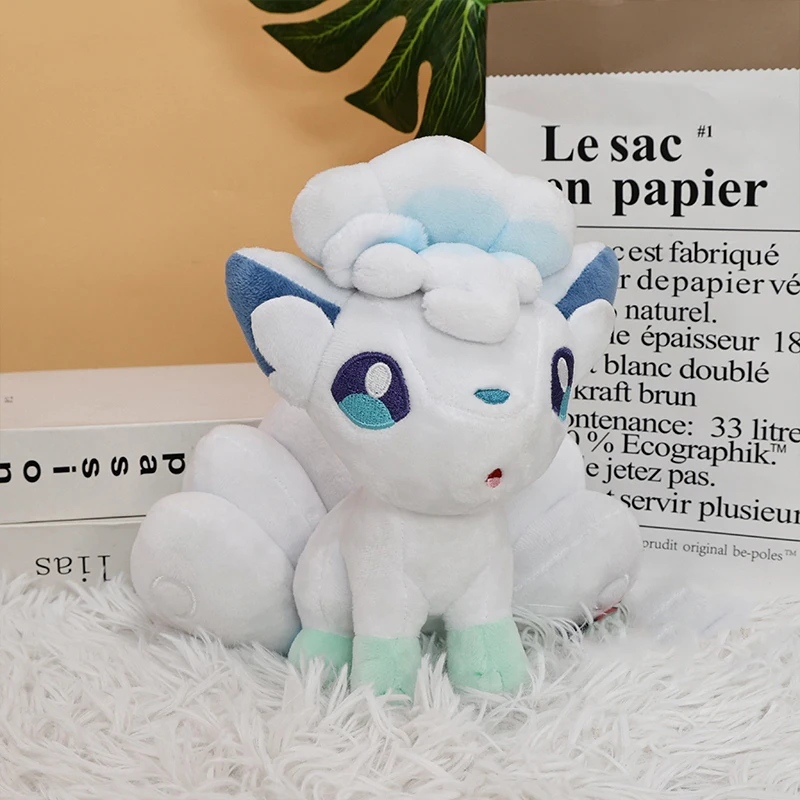 Pokémon Plush Alolan Vulpix Doll Soft Stuffed Toy Cute Alolan Vulpix Plushie Anime Collectible Birthday Gift