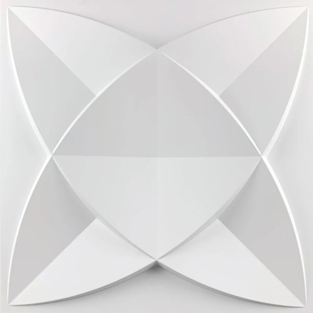 3D PVC Wall Panel Multi Pattern Waterproof Wall Decorative Pannel Fire Retardant White Wall Sticker Hotel Restaurant