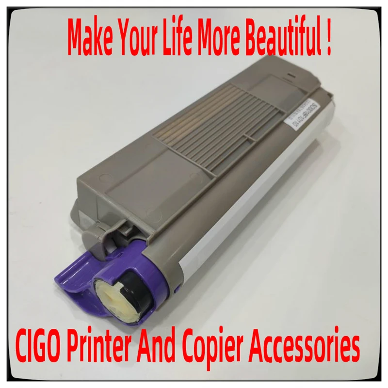White Toner Cartridge For Oki C710 C711 C712 C612 C712wt Color Printer,For Okidata C811 C831 White Cartridge Only With Chip
