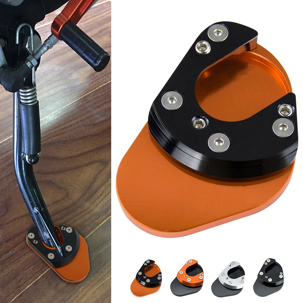 Para 2006-2014 KTM 990 Adventure soporte placa de ampliación soporte lateral de motocicleta almohadilla de extensión para KTM 990 SMT 990 Supermoto T 09-14