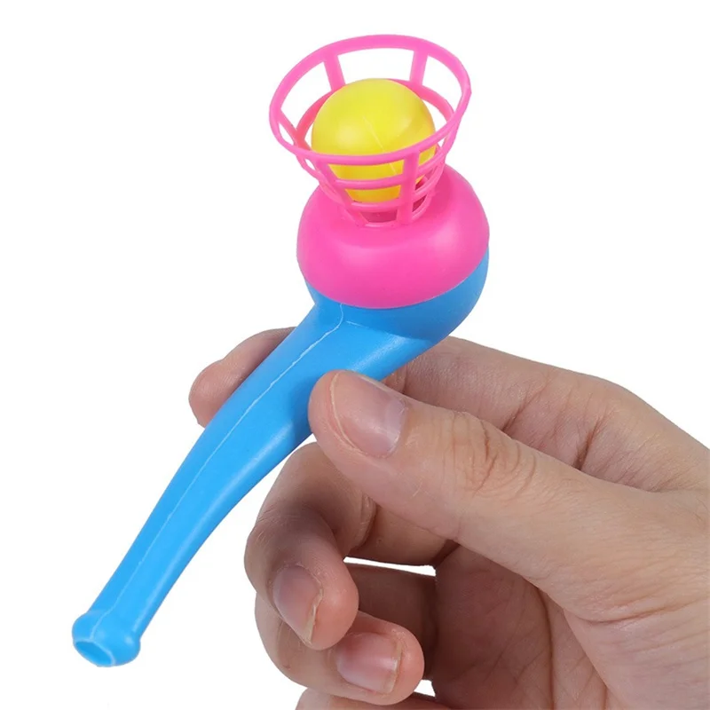 5/20PCS Kinder Hängen Blasrohr Blowball Spiel Sensorischen Balance Training Schwimmenden Blowball Magie Eltern Kind Spiel – Detail 4