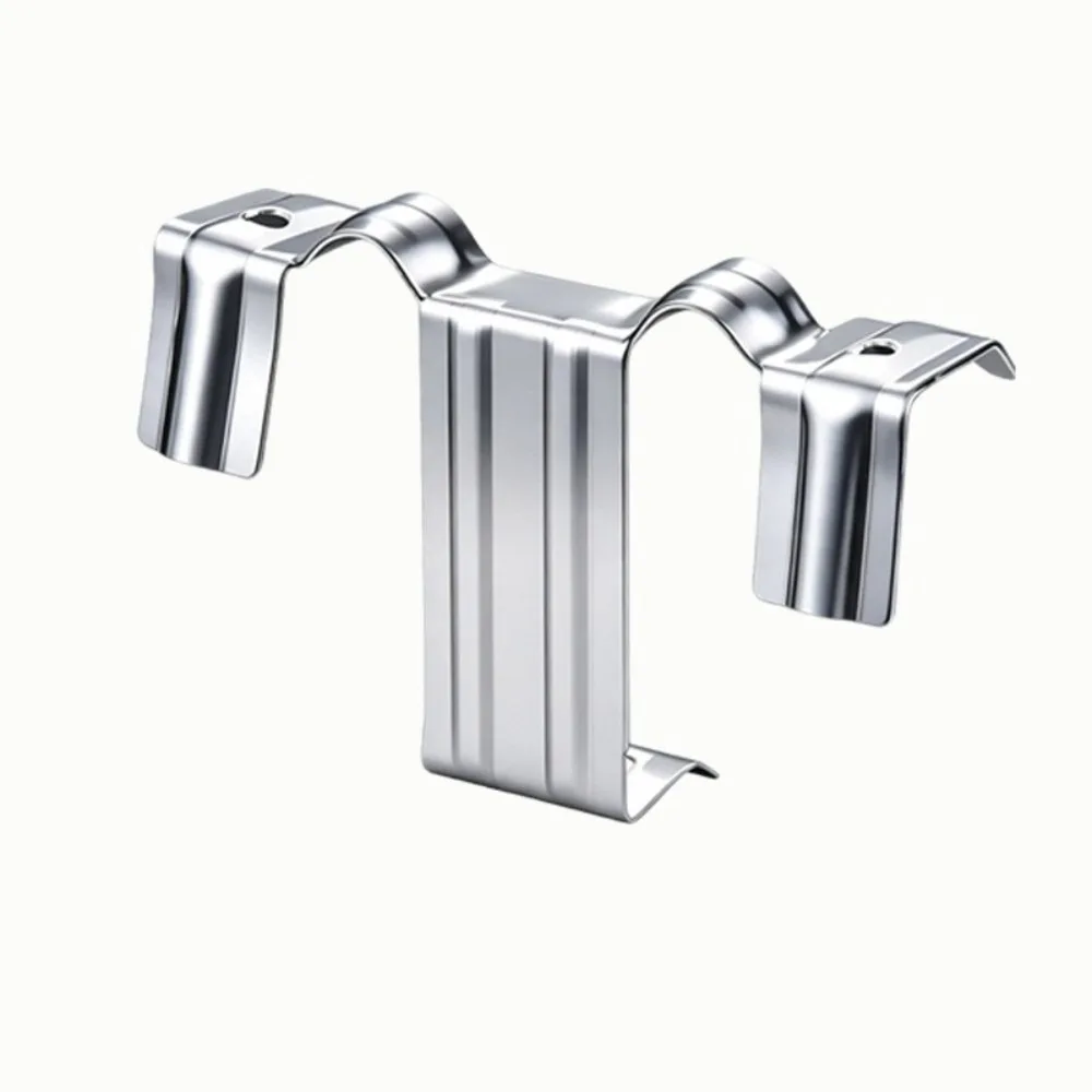 10Pcs Pack Stainless Steel Solar Panel Water Guide Clip 30/33/35MM Size Anti-Dust Design Photovoltaic Deflector Clip