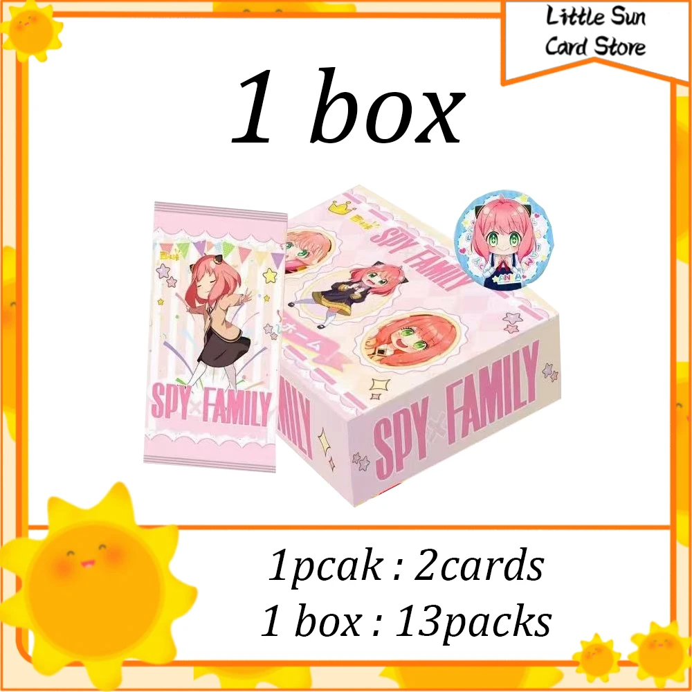 

Spy×family Collection Cards Popular Anime Lovely Anya Forger Cosplay Magical Girl Rare Limited Trading Cards Children Toys Gifts
