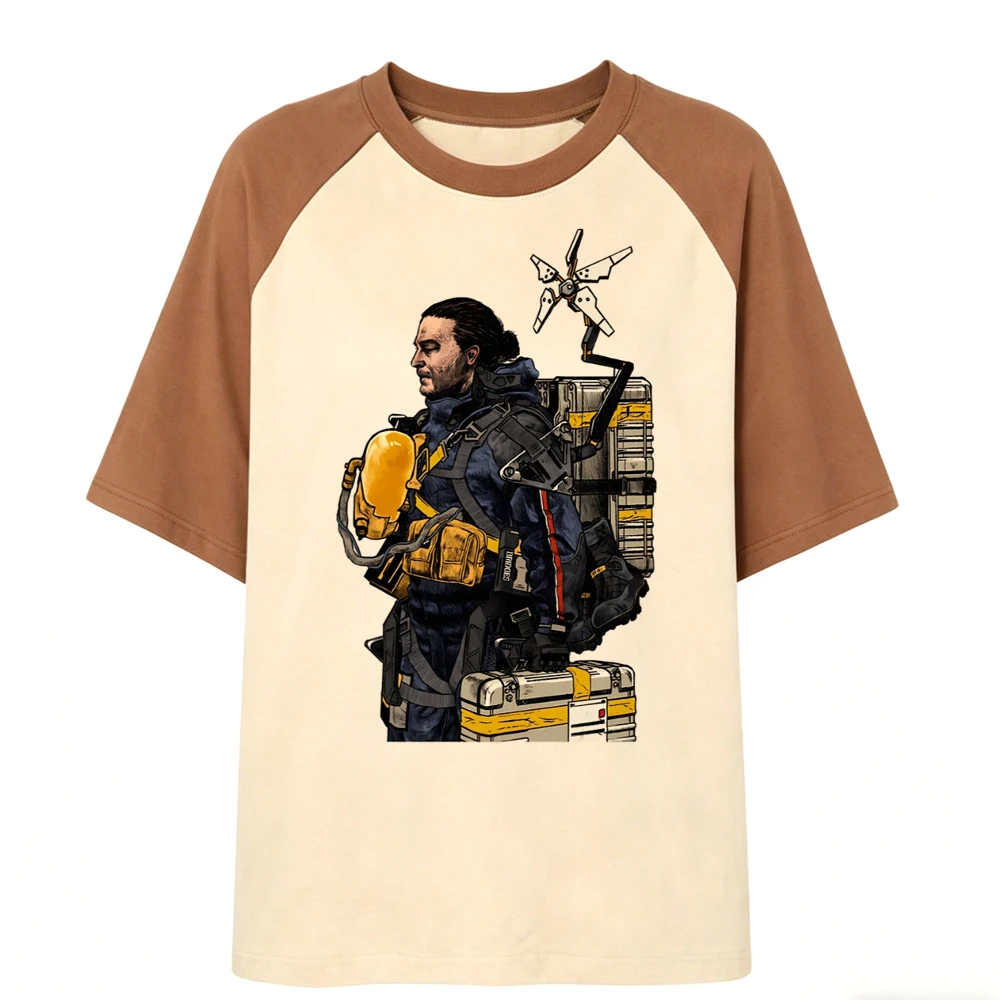 Death Stranding top tees female grunge aesthetic goth top tees aesthetic manga funny Psychedelic baddie