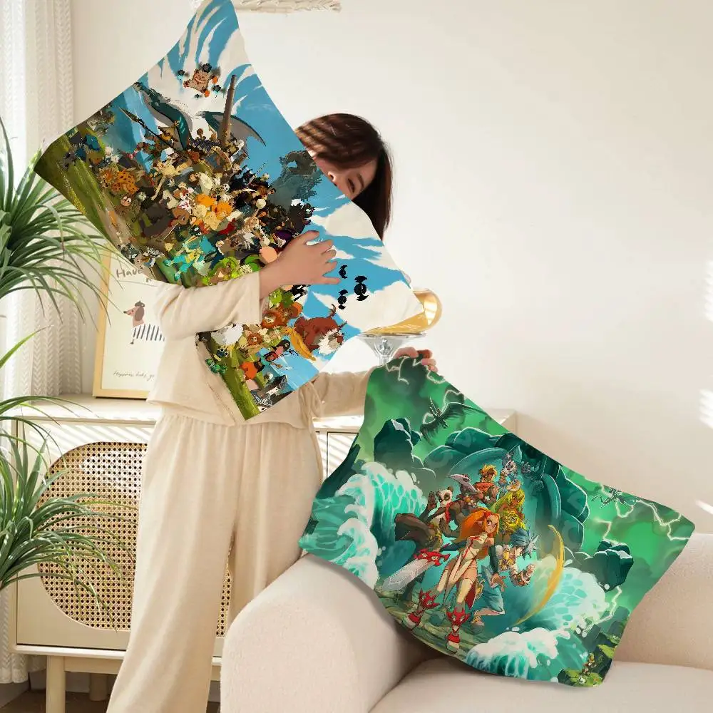 Role Playing Game W-WakfuS Fast-Drying Polyester Pillow Pad - Travel & Home Dual-Use, Lightweight & Compact