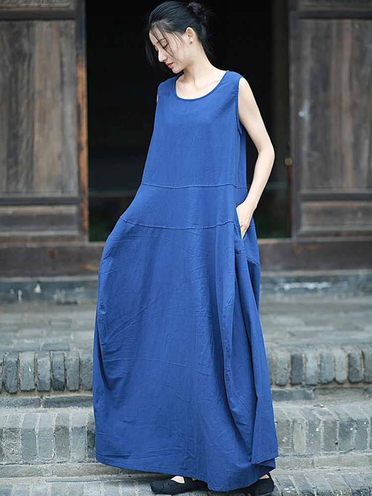 Women Cotton Linen Casual A-line Dress New Arrival 2025 Summer Vintage O-neck Solid Color Loose Female Holiday Long Dresses M822 - AliExpress 200000345 Women Cotton Linen Casual A-line Dress New Arrival 2025 Summer Vintage O-neck Solid Color Loose Female Holiday Long Dresses M822 - AliExpress 200000345