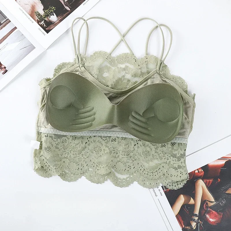 Camis Women Lace Crop Tops Summer Slim Solid Sexy Bottom Shirt Female Chic Korean Style Y2k Tops Beauty Back Tanks Camisole