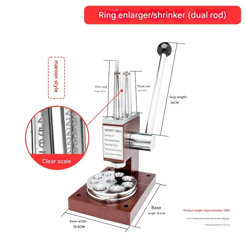 Ring Straightening Tool Adjustment Ring Shaper To Fix Bent Rings for Jewelry Repair Store Ring Expanders Bracelet Expanders