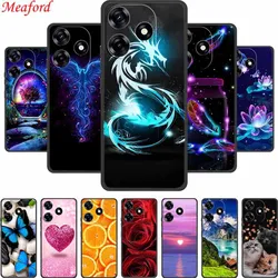 For ZTE Blade A73 Phone Case Luxury Anti-knock Black Silicone Soft Back Cover Case For ZTE Blade A73 4G Cases 6.6