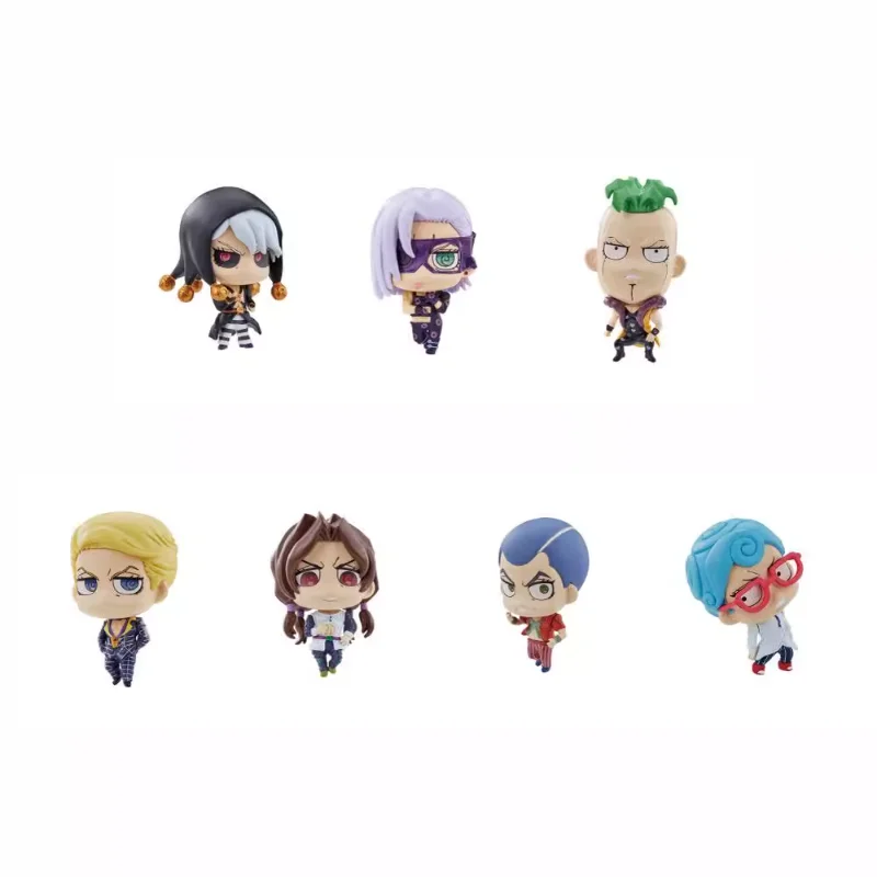 Original JOJO's Bizarre Adventure Golden Wind Gashapon Ghiaccio Prosciutto Melone Anime Figur Modell Kapsel Spielzeug Ornamente