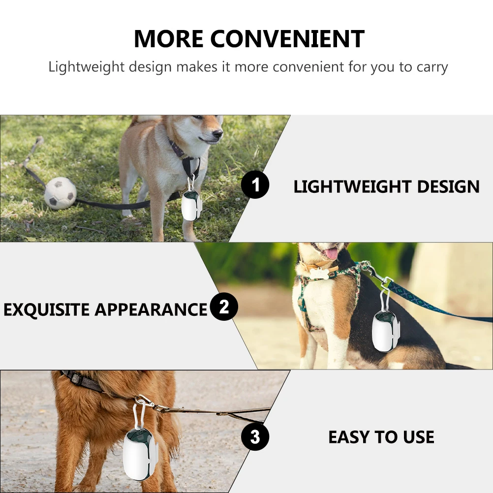 

Pet Dog Waste Bag Dispenser Holder Pouch Portable Sturdy Fray Resistant Convenient Outdoor Use Waste Bag Dispenser