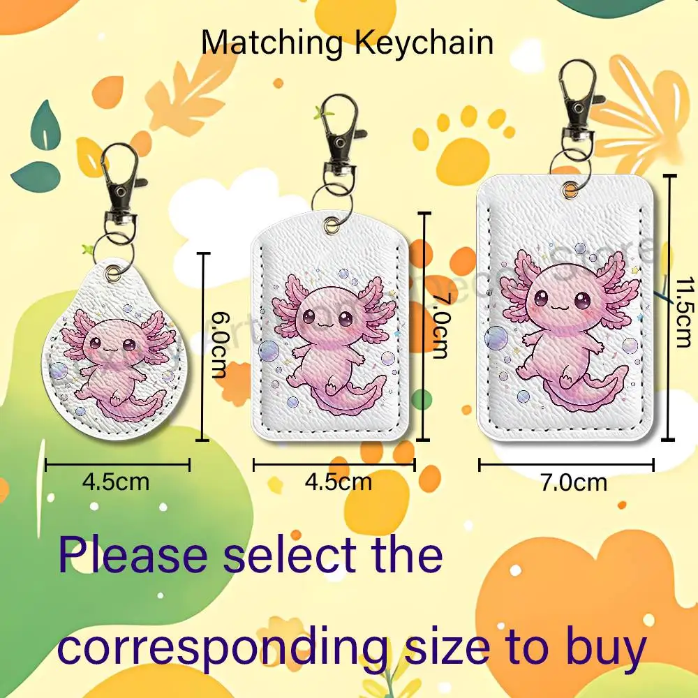 Cute pink A-Axolotl Cartoon Ho - Leather Work Is 评论和价格