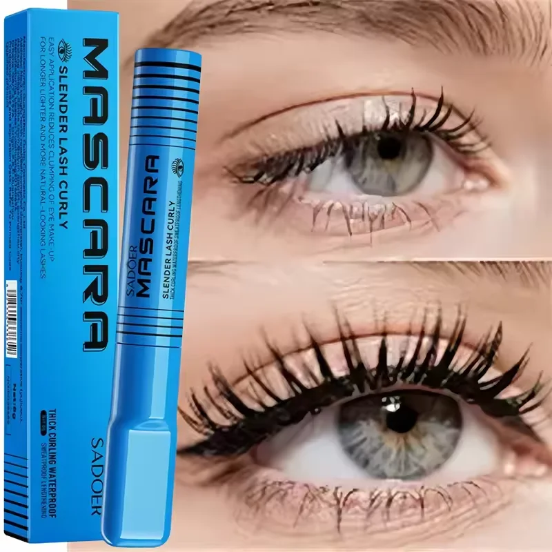 

5D Waterproof Mascara Lengthening Eyelashes Women's Make-Up Waterproof Mascara Black Silk Fibre Mascara Korean Cosmetics New