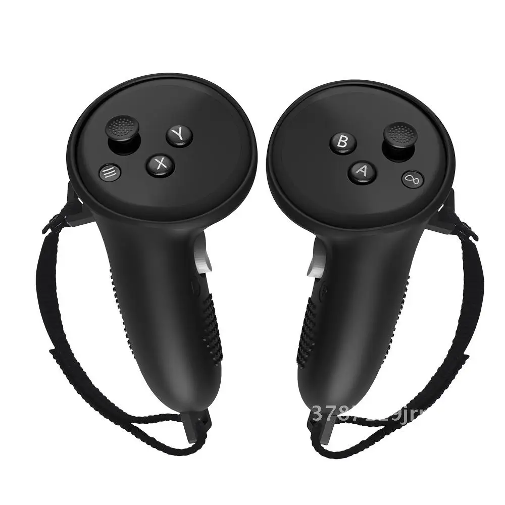 Anti-Slip Silicone Case for Meta Quest3 S Vr Handle Protective Cover with Rocker Cap - Anti-Fall Game Controller Accessory
