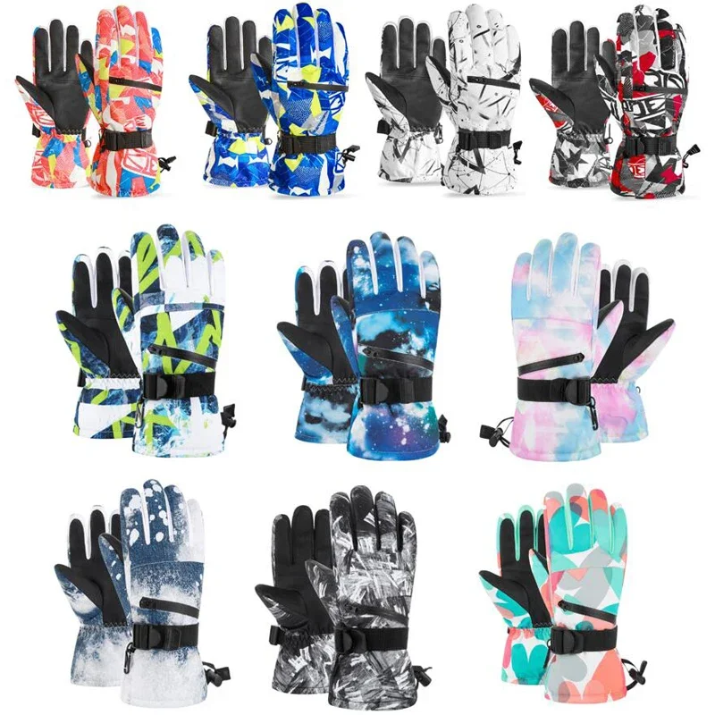

Ski Gloves Women Men Ultralight Waterproof Touch Screen Winter Thick Warm Snowboard Gloves Outdoor Mountain Biking Snow Gloves