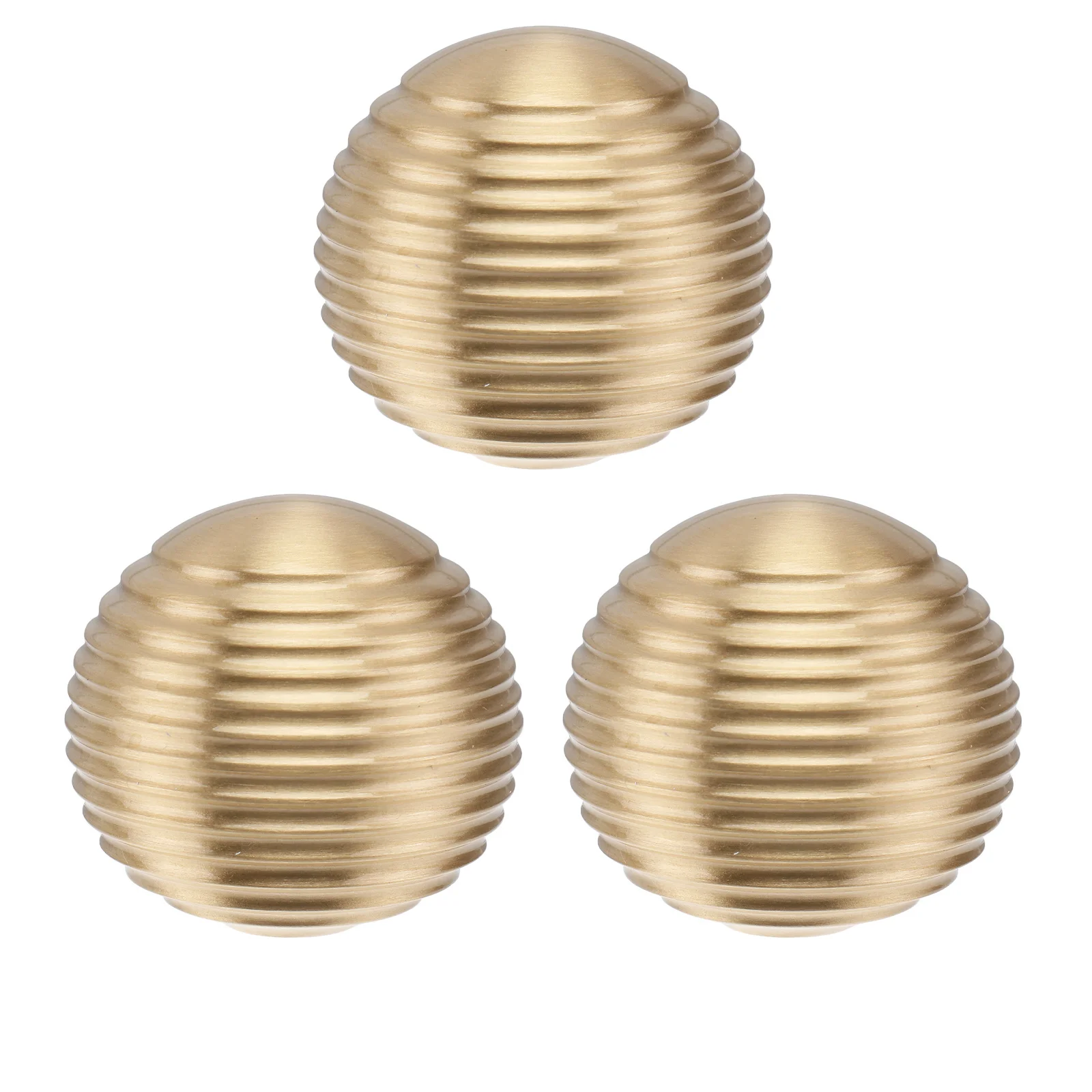 

1Pcs Brass Cabinet Handle Round Decorative Durable Knob for Drawer Door Wardrobe Furniture Pull Cabinet Knob Drawer Pull