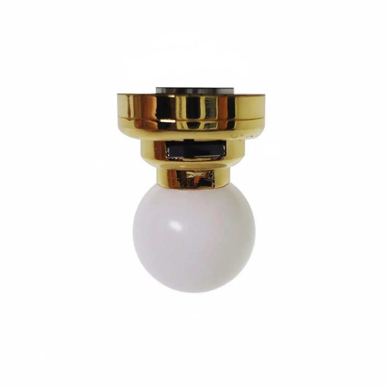 Miniature LED Ceiling Lamp Battery Operated Realistic Lighting 1 12 Scale Dollhouse Accessory for Doll House