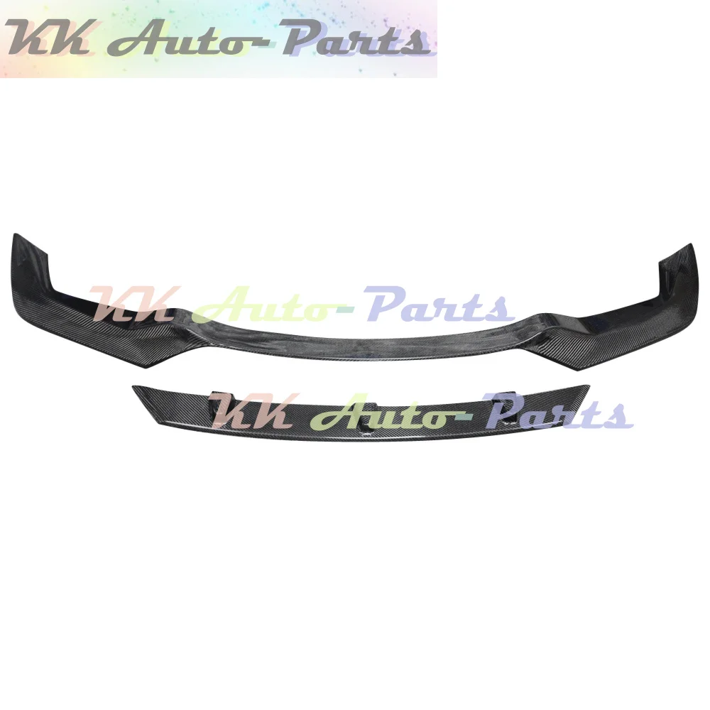 Carbon Fiber Front Spoiler Bumper Lip Splitters for BMW F87 M2 Coupe 2D 2016 - 2019 Auto Tuning