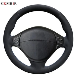 Black Suede Car Steering Wheel Cover For BMW 3 Series M Sport E36 Z3 M3 E36/5 E36/7 E36/8 E31 5 Series E39 E38 M5 E39 1995-2002
