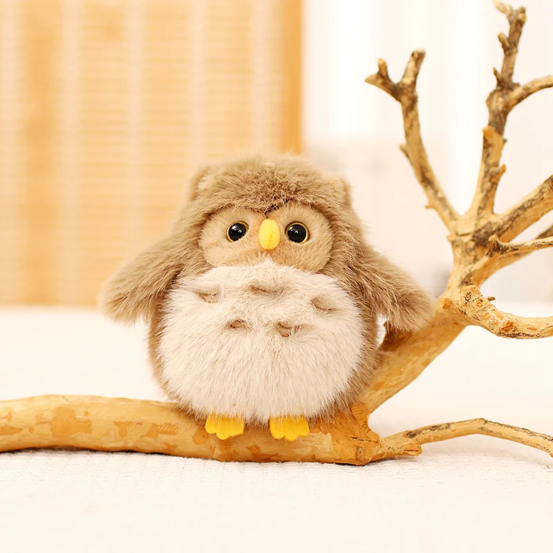 12 cm Kawaii magnetische staande schouder uil schattig knuffeldier zachte pinguïn knuffel jongen of meisjes perfect verjaardagscadeau