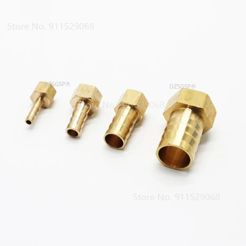 Brass Hose Fitting 4mm 6mm 8mm 10mm 19mm Barb Tail 1/8