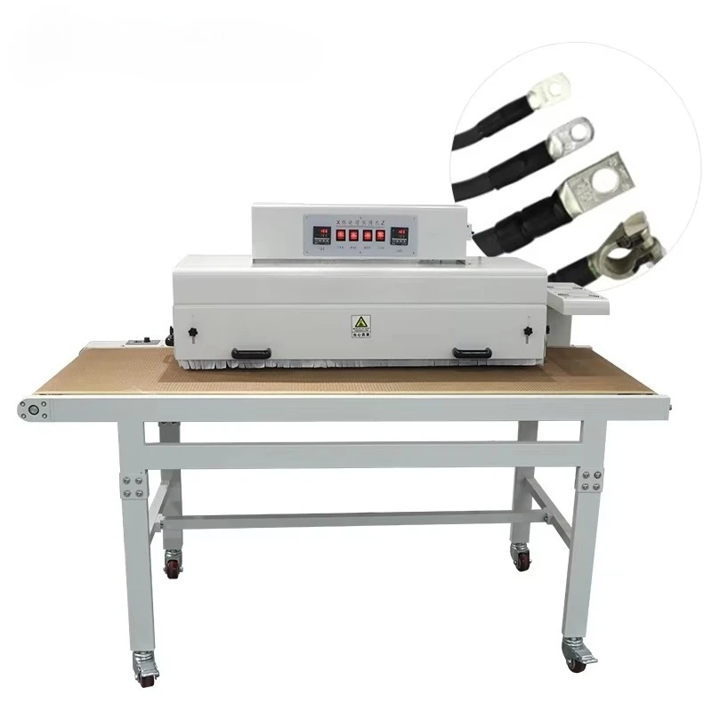 Fully Automatic Industrial Heat Shrink Tube Machine Double-Sided Far  Heating 0-260 380V/220V