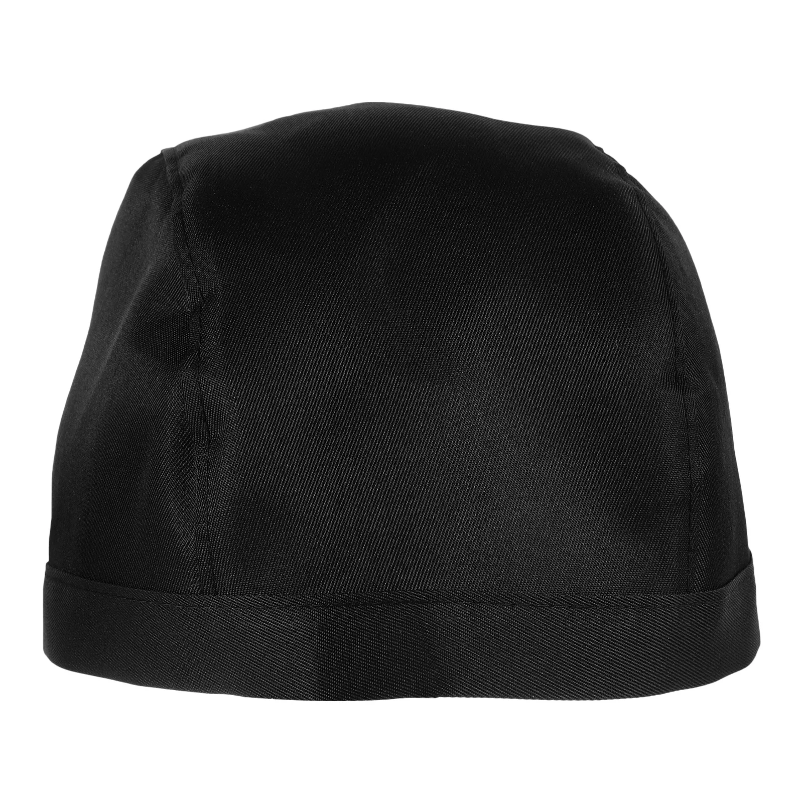 Zwarte Catering Skull Cap Canvas Chefs Hat Verstelbaar Lint Geschikt voor de meeste volwassenen Comfortabele slijtage Piraat Tulband Catering Skull Cap